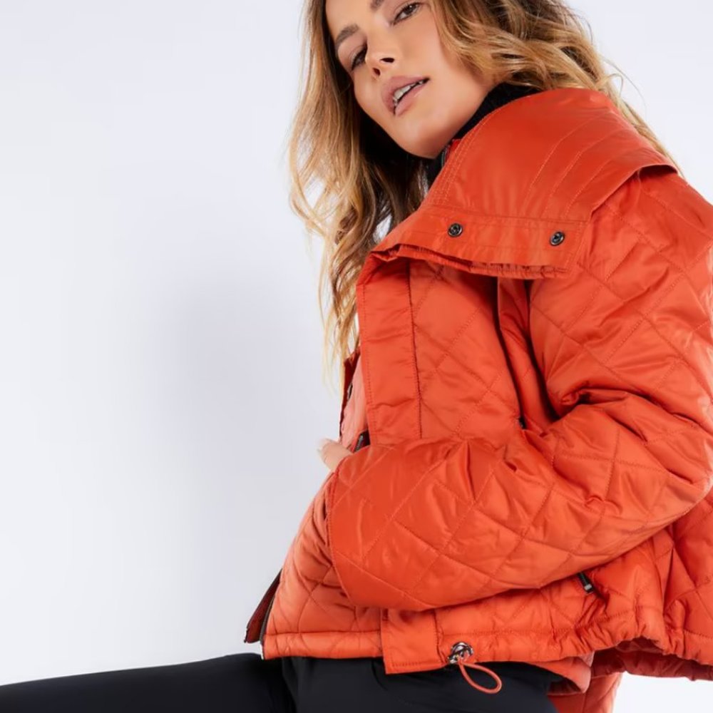 Anatomie Quilted Puffer Jacket - Orange